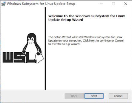 Windows WSL 2 - Install Update