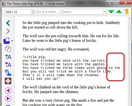 EPUB Book with pre Elements
